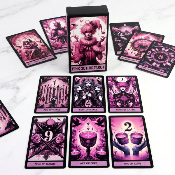 Pink Gothic Tarot Cards